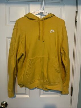 Yellow Nike hoodie